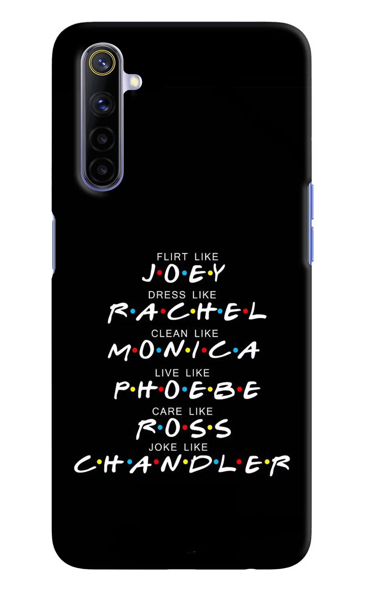 FRIENDS Character Realme 6/6i Hard Case Back Cover by Casekaro