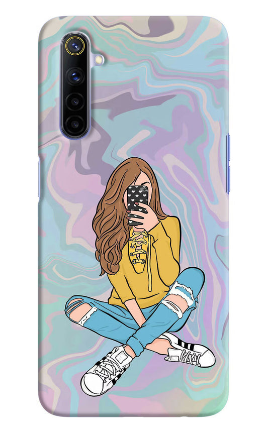 Selfie Girl Realme 6/6i Hard Case Back Cover by Casekaro