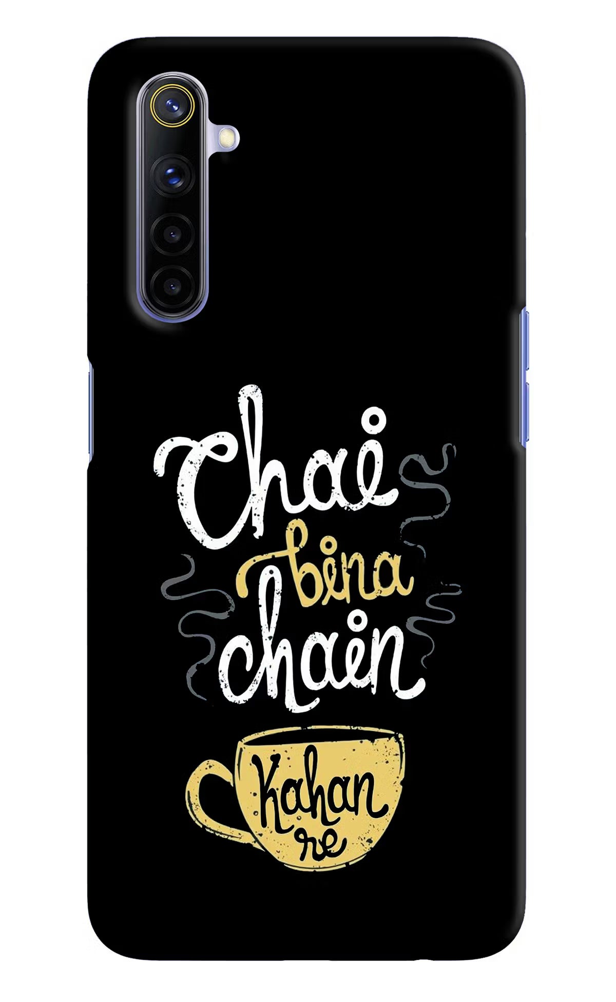 Chai Bina Chain Kaha Re Realme 6/6i Hard Case Back Cover by Casekaro