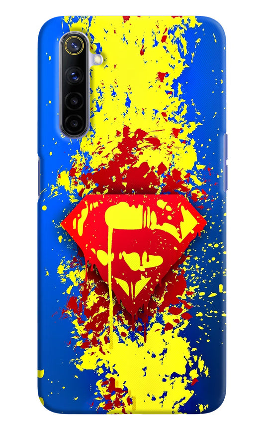 Superman logo Realme 6/6i Hard Case Back Cover by Casekaro