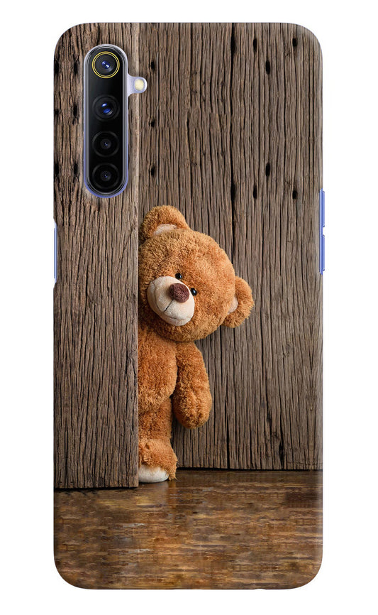 Teddy Wooden Realme 6/6i Hard Case Back Cover by Casekaro