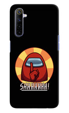 Among Us Shhh! Realme 6/6i Hard Case Back Cover by Casekaro