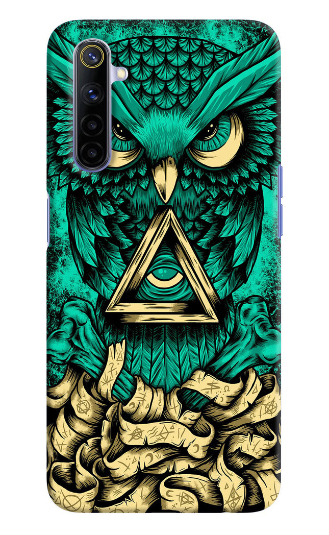 Green Owl Realme 6/6i Hard Case Back Cover by Casekaro