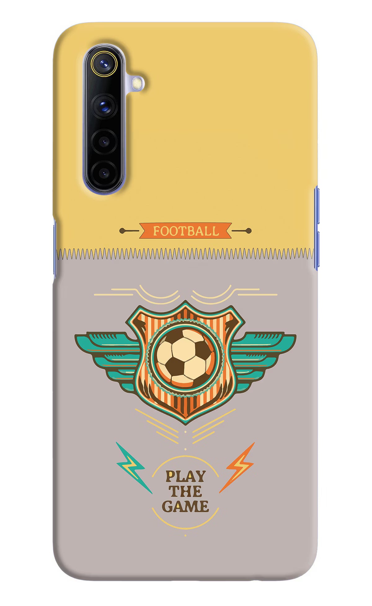 Football Realme 6/6i Hard Case Back Cover by Casekaro