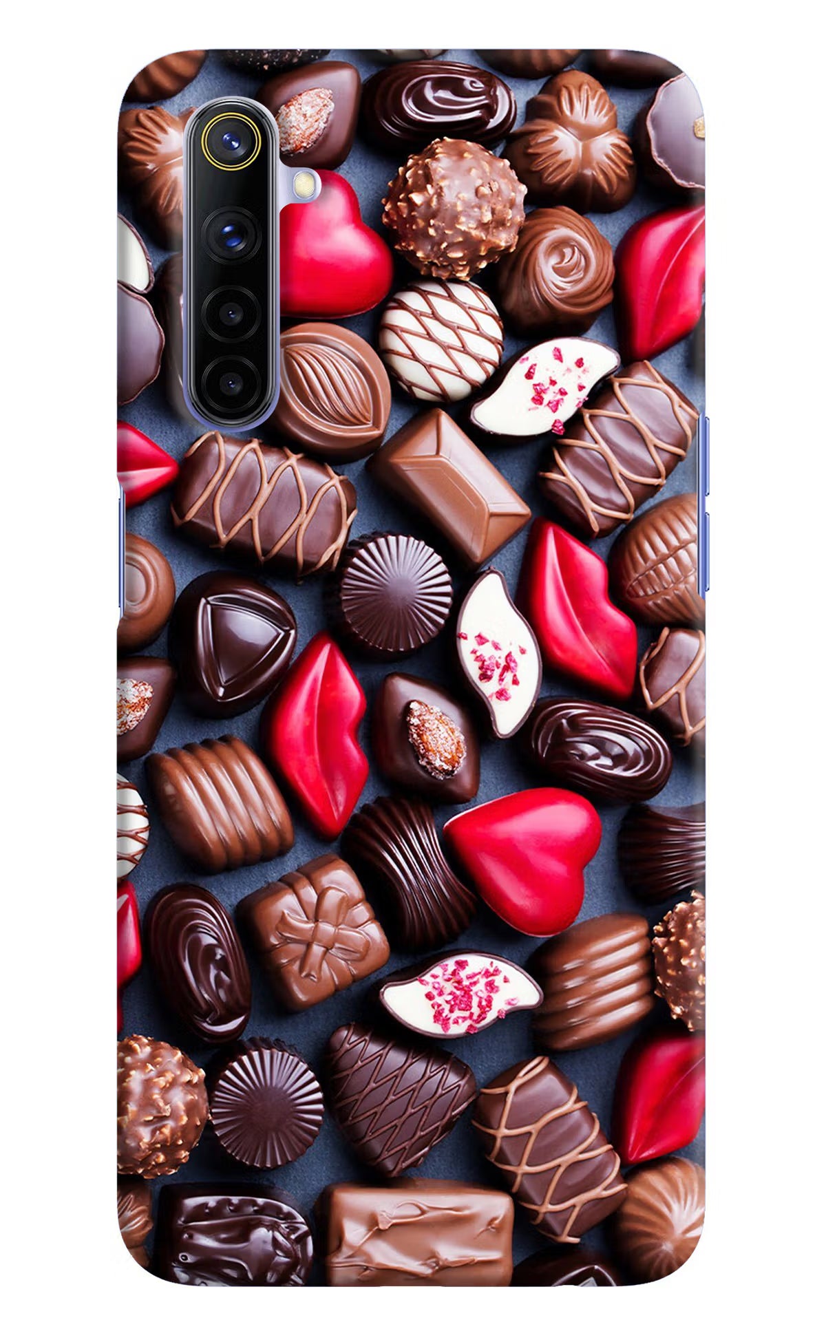 Chocolates Realme 6/6i Hard Case Back Cover by Casekaro