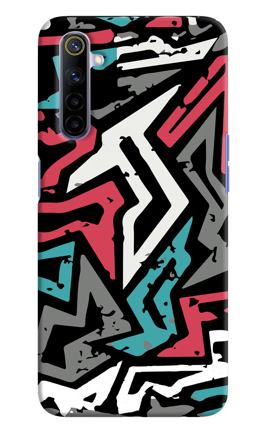 Geometric Graffiti Realme 6/6i Back Cover, Hard case