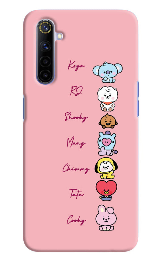 BTS names Realme 6/6i Hard Case Back Cover by Casekaro