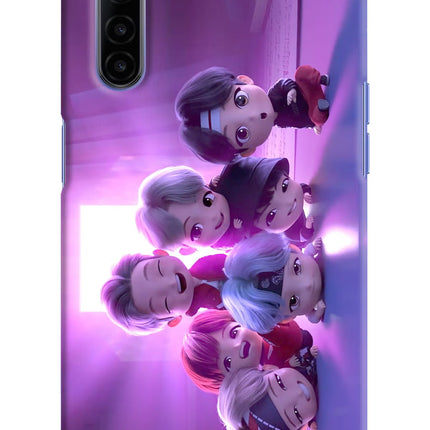 BTS Chibi Realme 6/6i Hard Case Back Cover by Casekaro