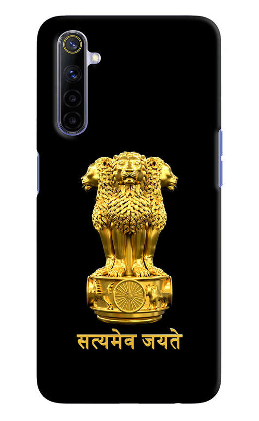 Satyamev Jayate Golden Realme 6/6i Hard Case Back Cover by Casekaro