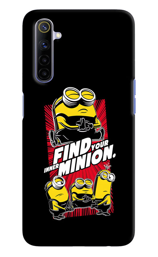 Find your inner Minion Realme 6/6i Hard Case Back Cover by Casekaro