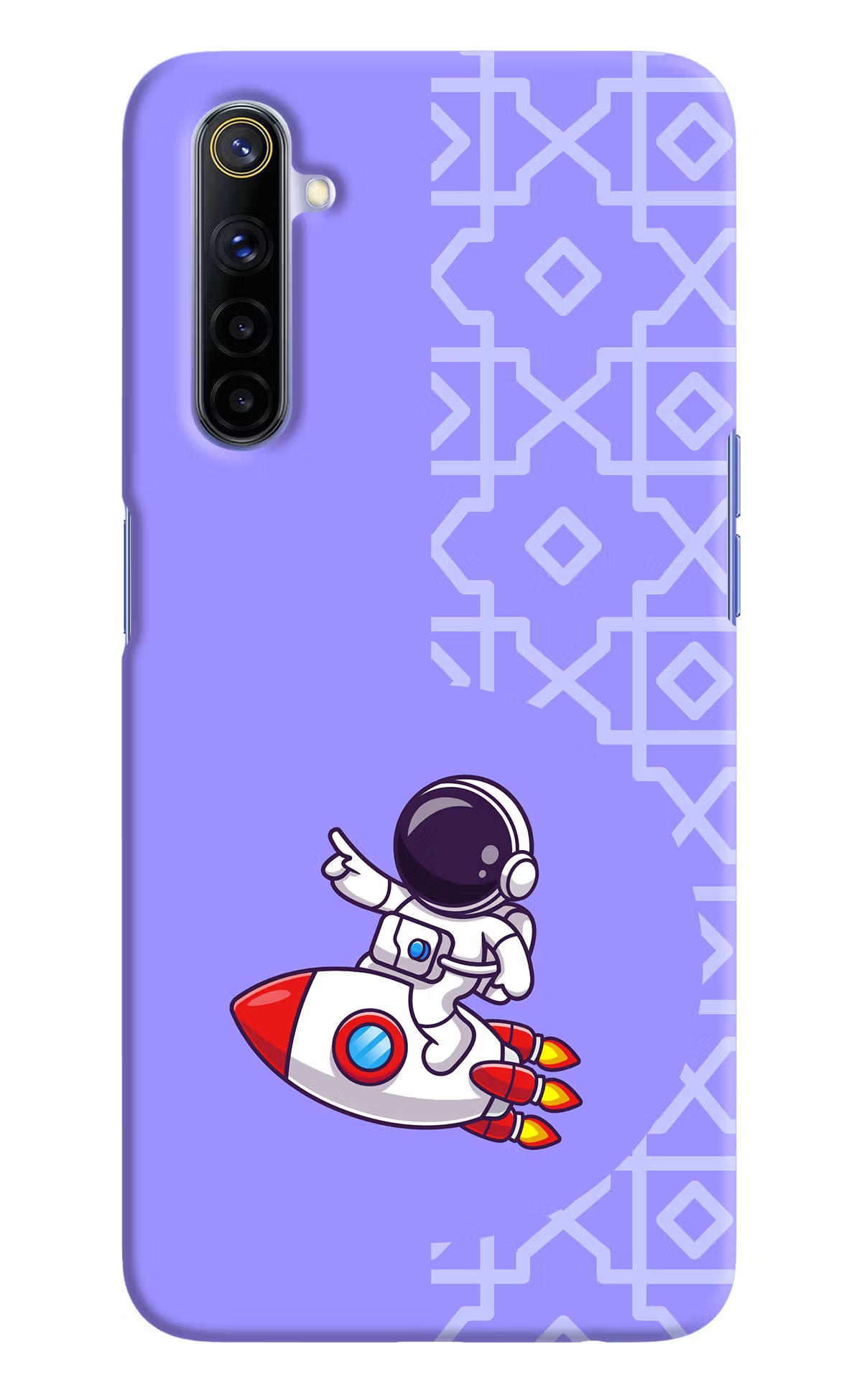 Cute Astronaut Realme 6/6i Hard Case Back Cover by Casekaro