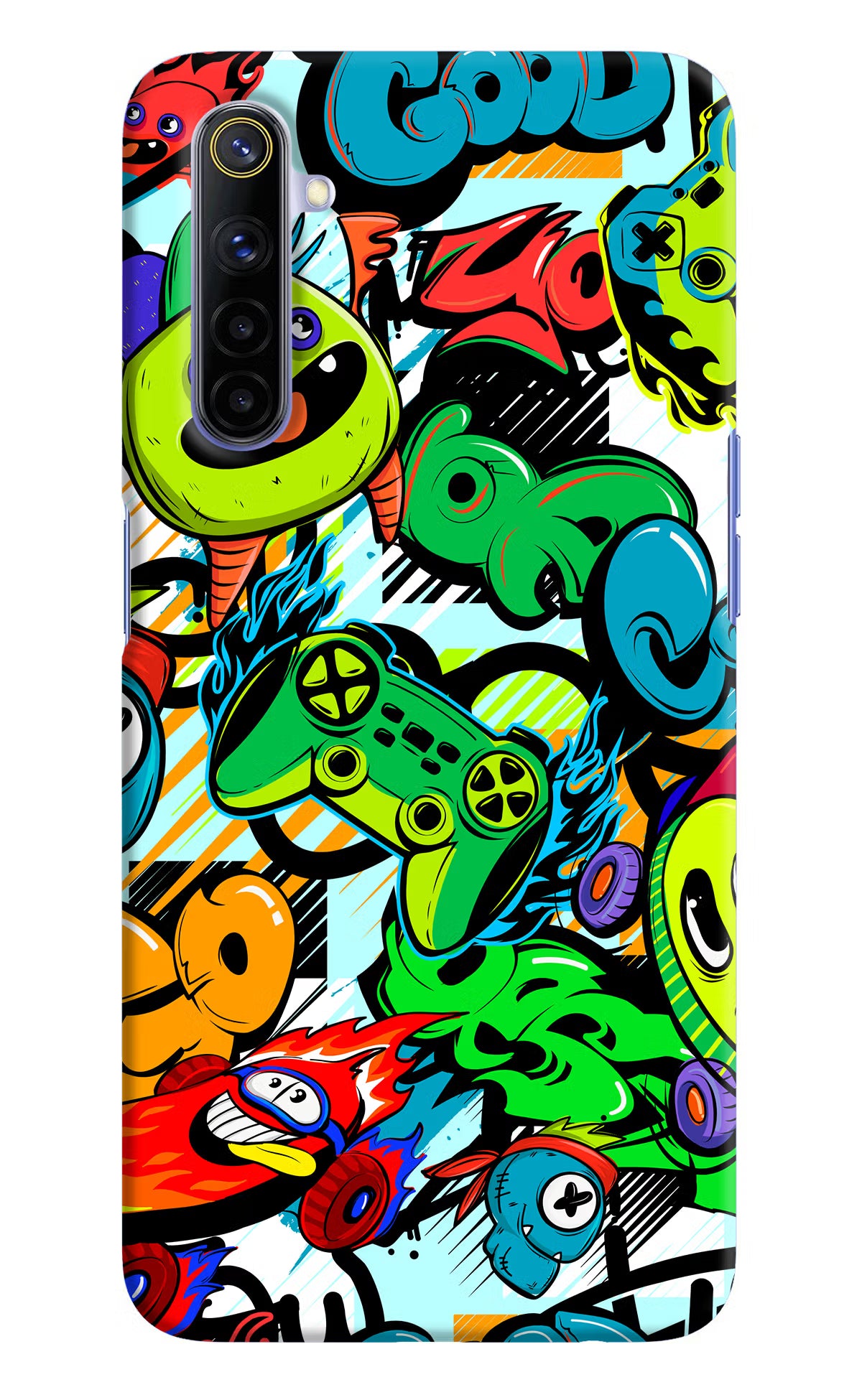 Game Doodle Realme 6/6i Hard Case Back Cover by Casekaro