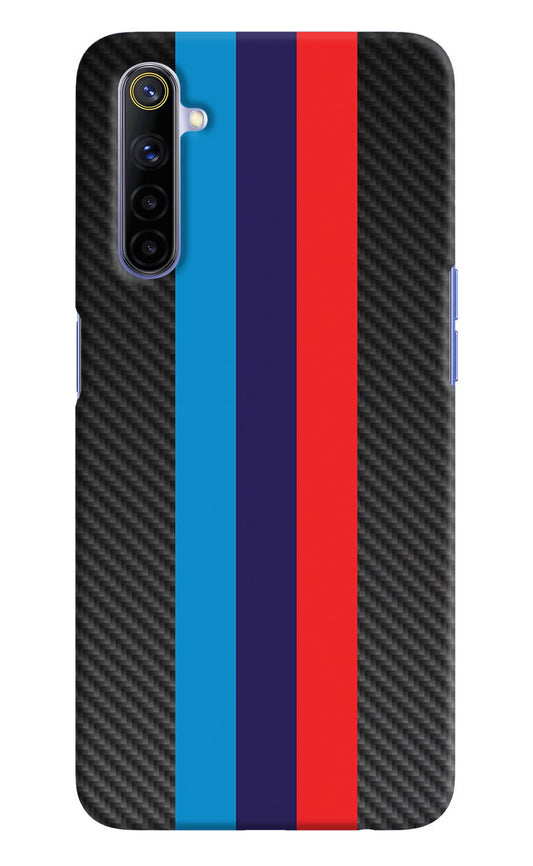 BMW Stripes Pattern Realme 6/6i Hard Case Back Cover by Casekaro