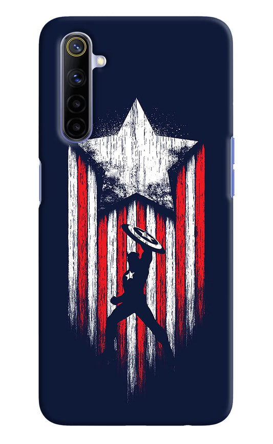 Captain America Marvel Art Realme 6/6i Hard Case Back Cover by Casekaro