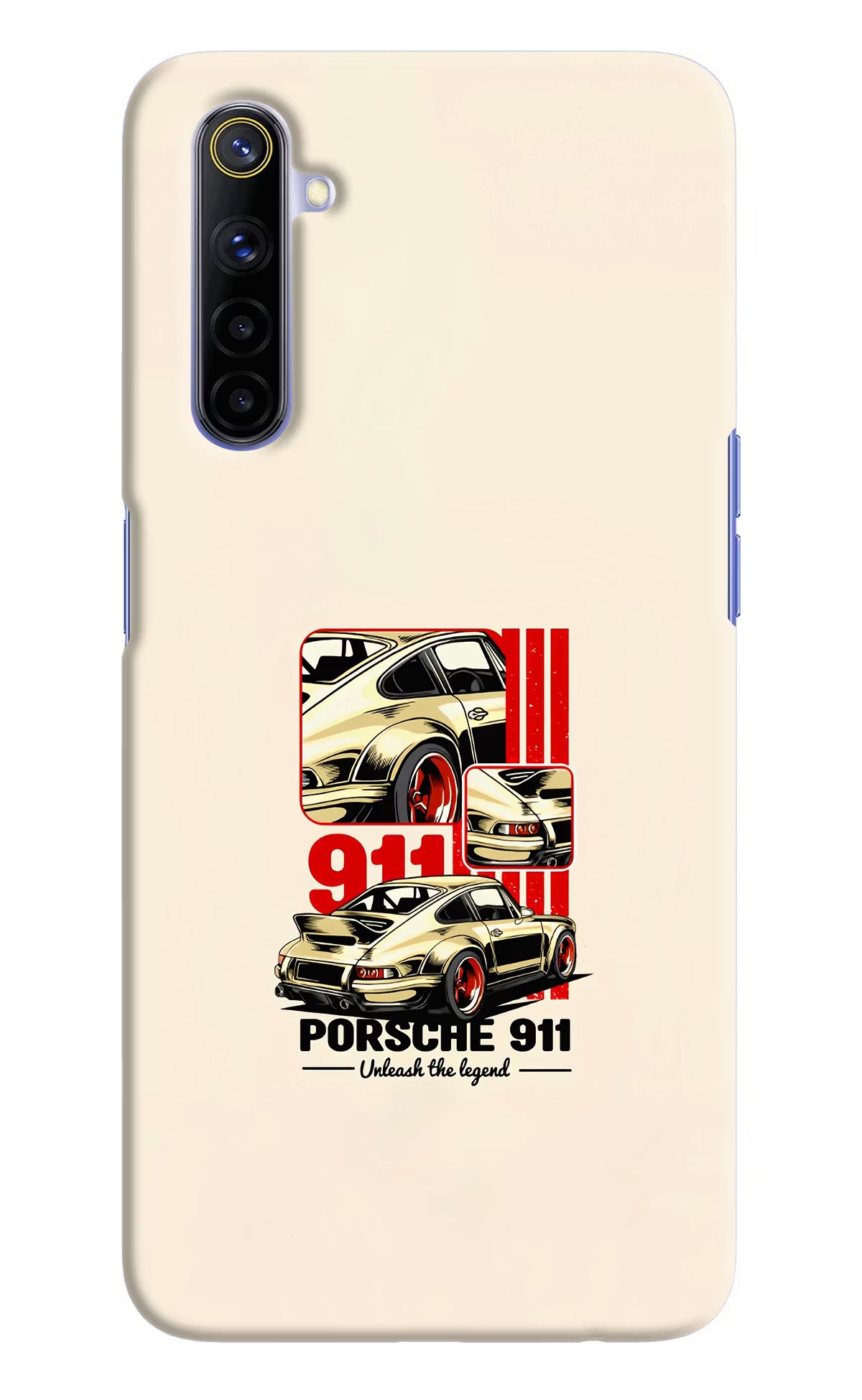 Classic Porsche 911 Realme 6/6i Hard Case Back Cover by Casekaro