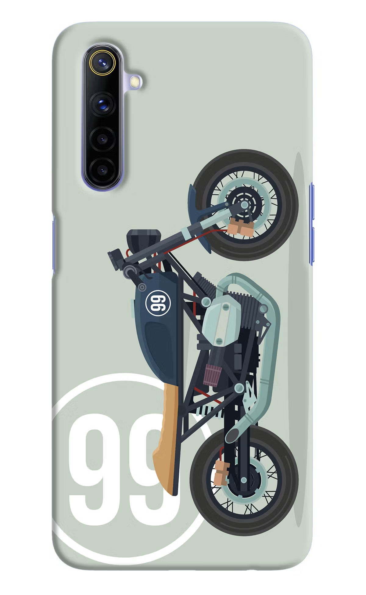 Classic Cafe Racer 99 Realme 6/6i Hard Case Back Cover by Casekaro