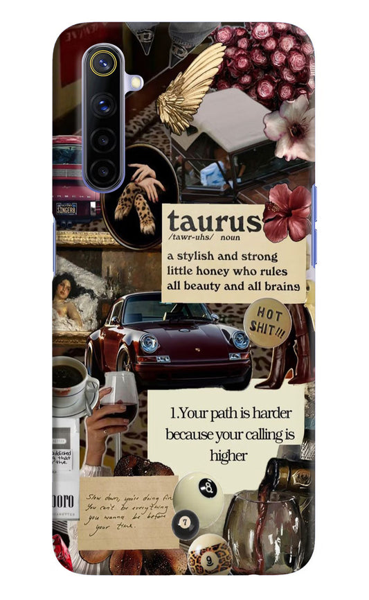 Taurus Zodiac Realme 6/6i Hard Case Back Cover by Casekaro