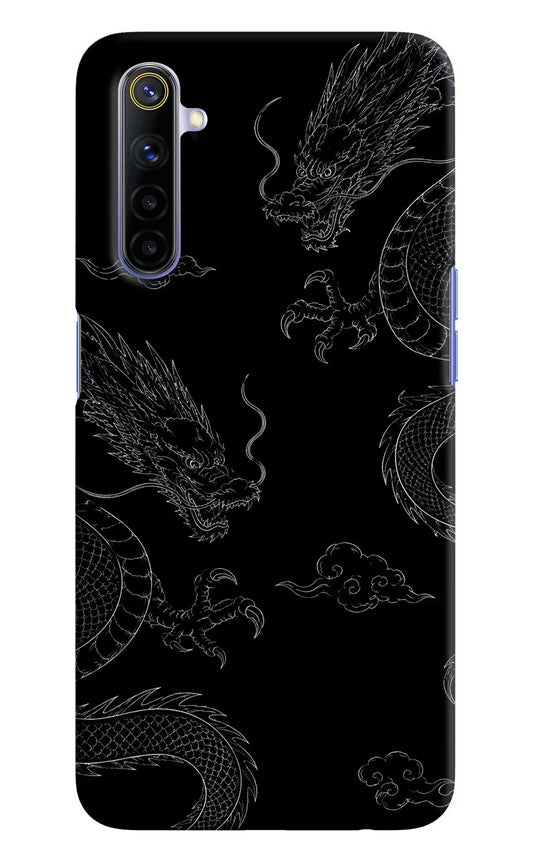 Twin Dragons Realme 6/6i Hard Case Back Cover by Casekaro