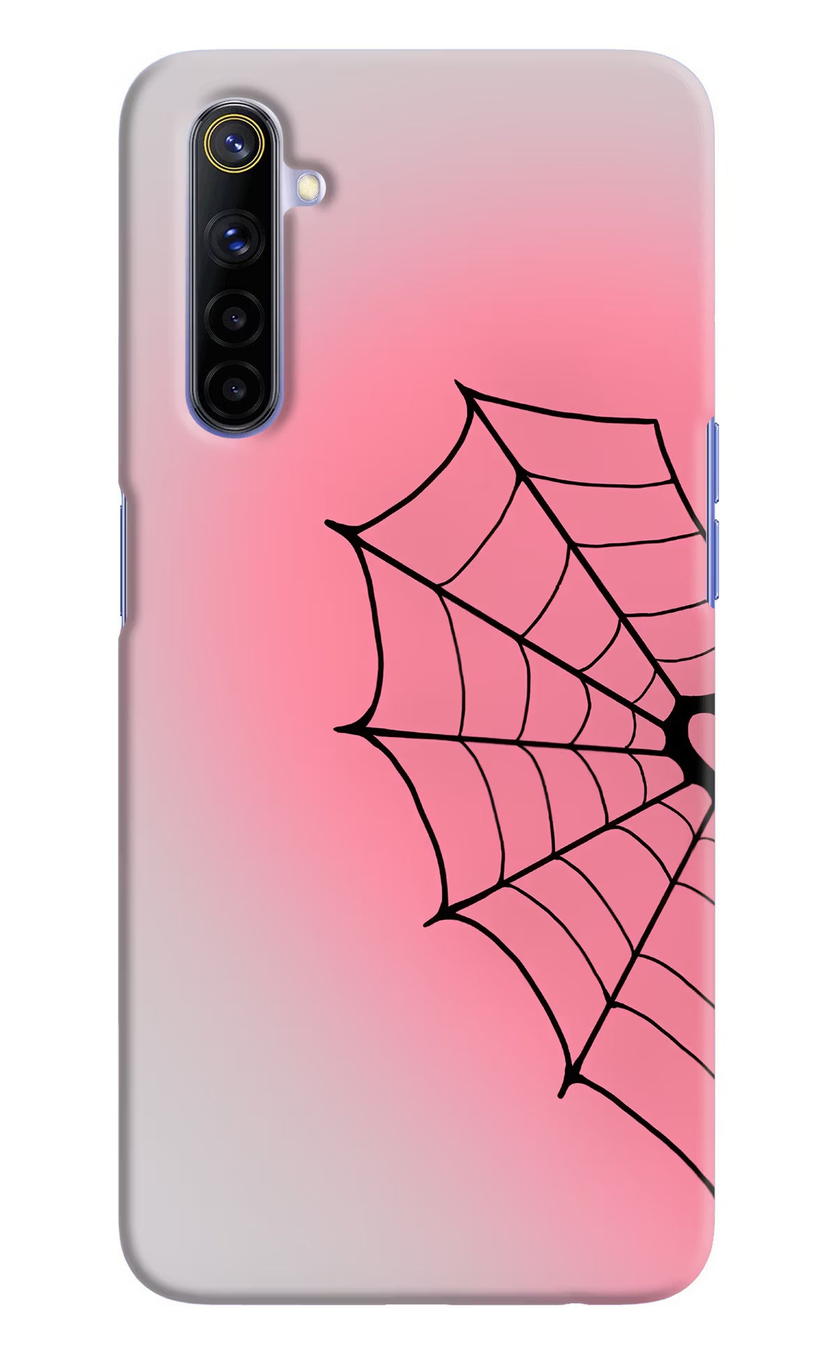 Pink Web Realme 6/6i Back Cover