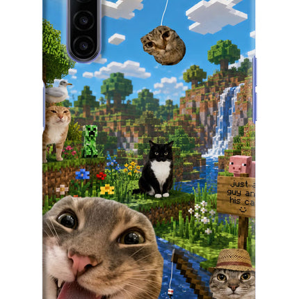 Minecraft Cat Chaos Realme 6/6i Hard Case Back Cover by Casekaro