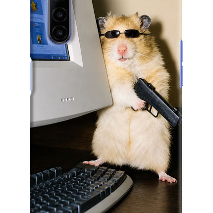 Hacker Hamster Realme 6/6i Hard Case Back Cover by Casekaro
