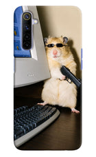 Hacker Hamster Realme 6/6i Hard Case Back Cover by Casekaro