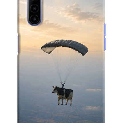 Skydiving Cow Realme 6/6i Hard Case Back Cover by Casekaro