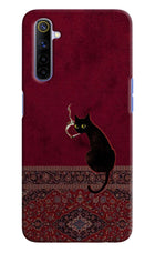Midnight Cat Realme 6/6i Hard Case Back Cover by Casekaro