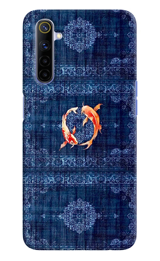 Koi Blue Realme 6/6i Hard Case Back Cover by Casekaro