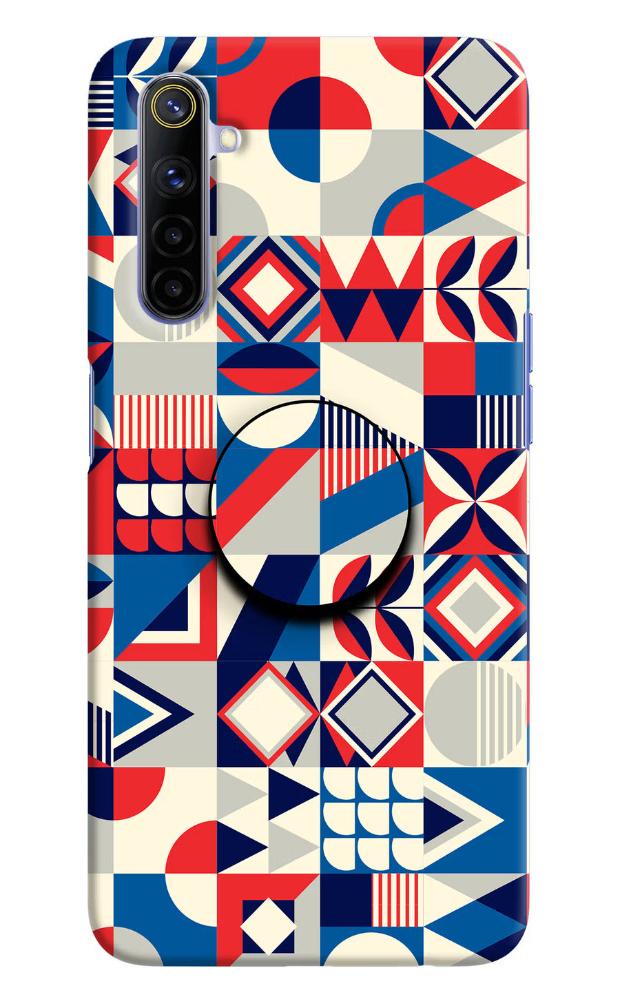 Colorful Pattern Realme 6/6i Pop Case, Hard case