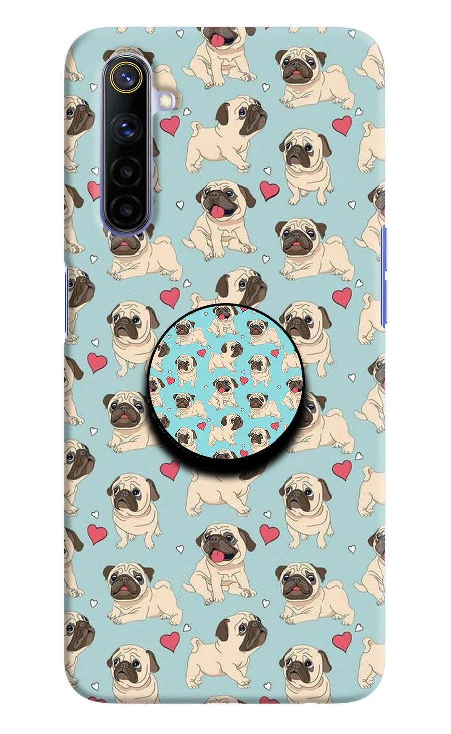 Pug Dog Realme 6/6i Pop Case, Hard case