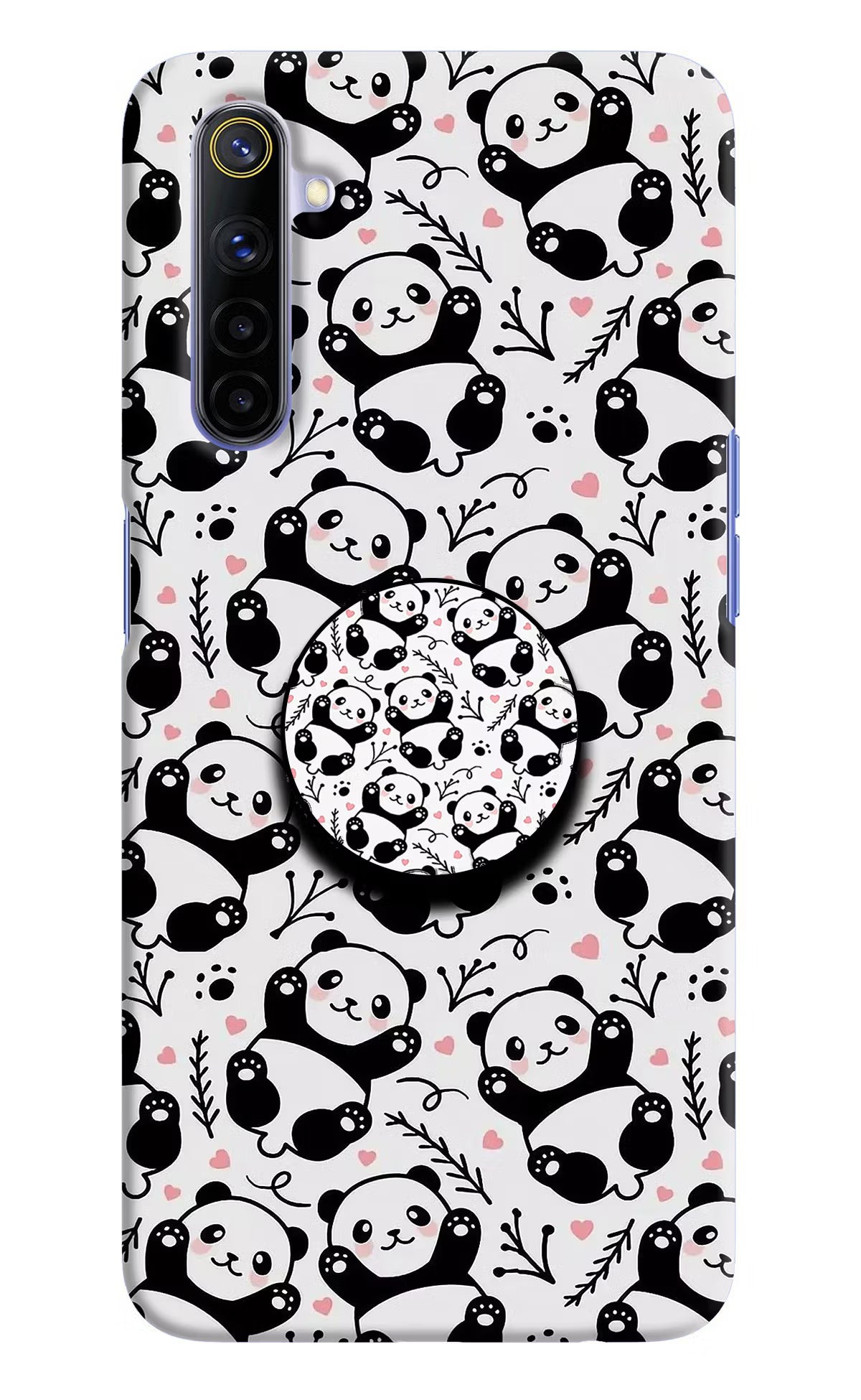 Cute Panda Realme 6/6i Pop Case by Casekaro