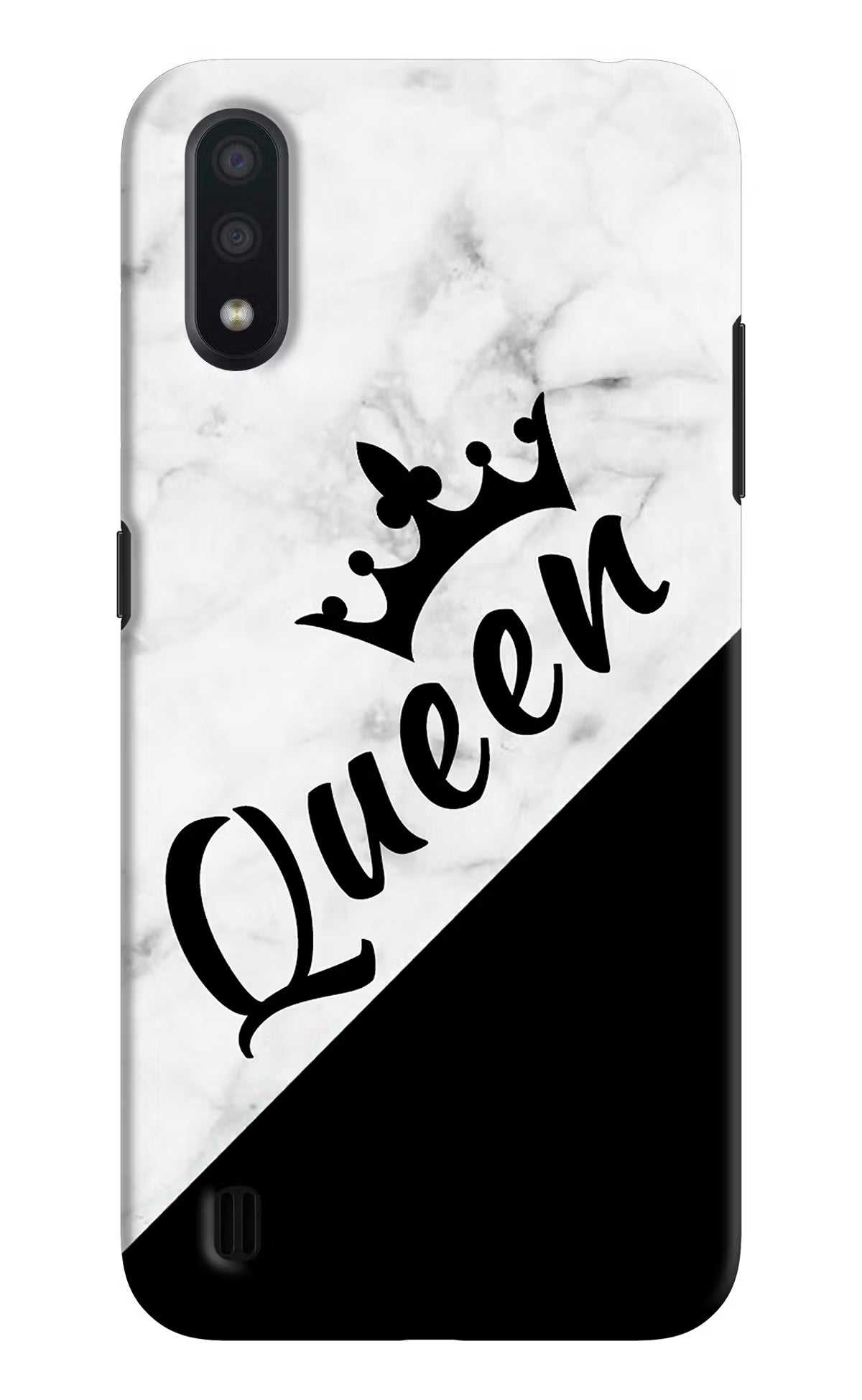 Queen Samsung M01 Hard Case Back Cover by Casekaro