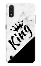King Samsung M01 Hard Case Back Cover by Casekaro