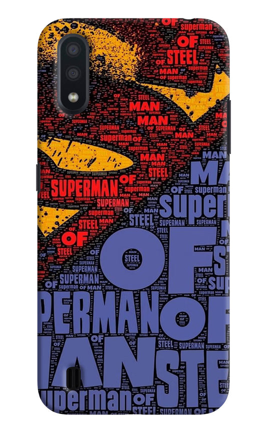 Superman Samsung M01 Hard Case Back Cover by Casekaro