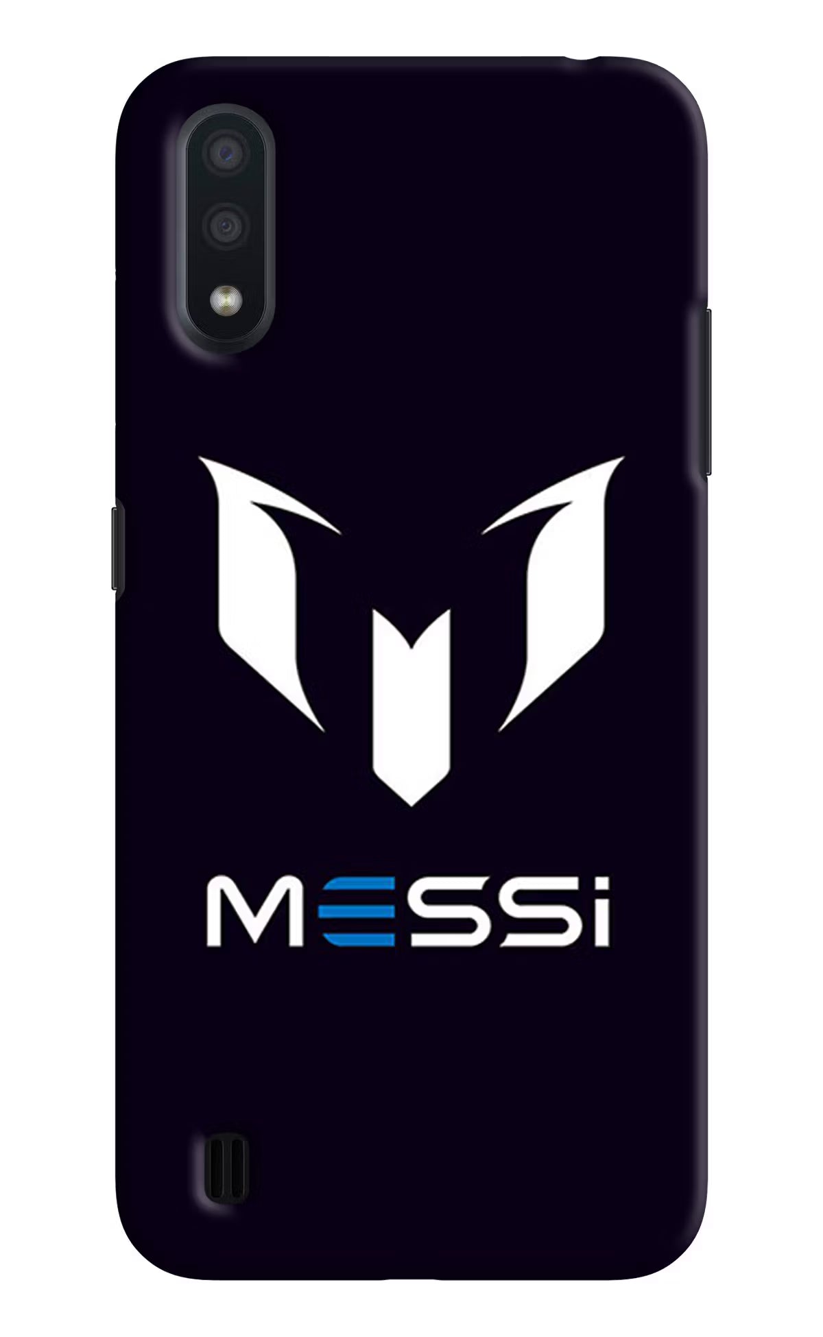 Messi Logo Samsung M01 Hard Case Back Cover by Casekaro