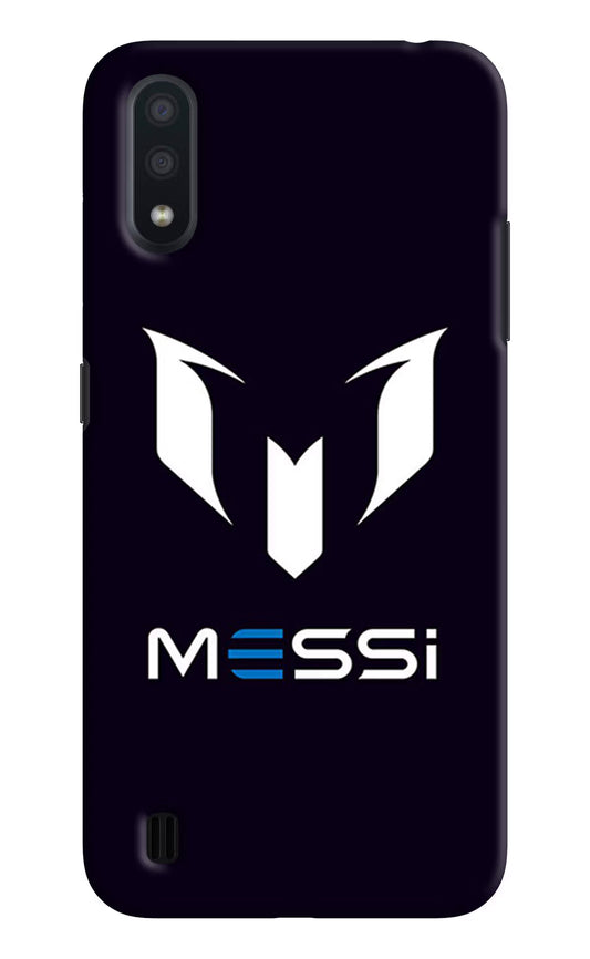 Messi Logo Samsung M01 Hard Case Back Cover by Casekaro