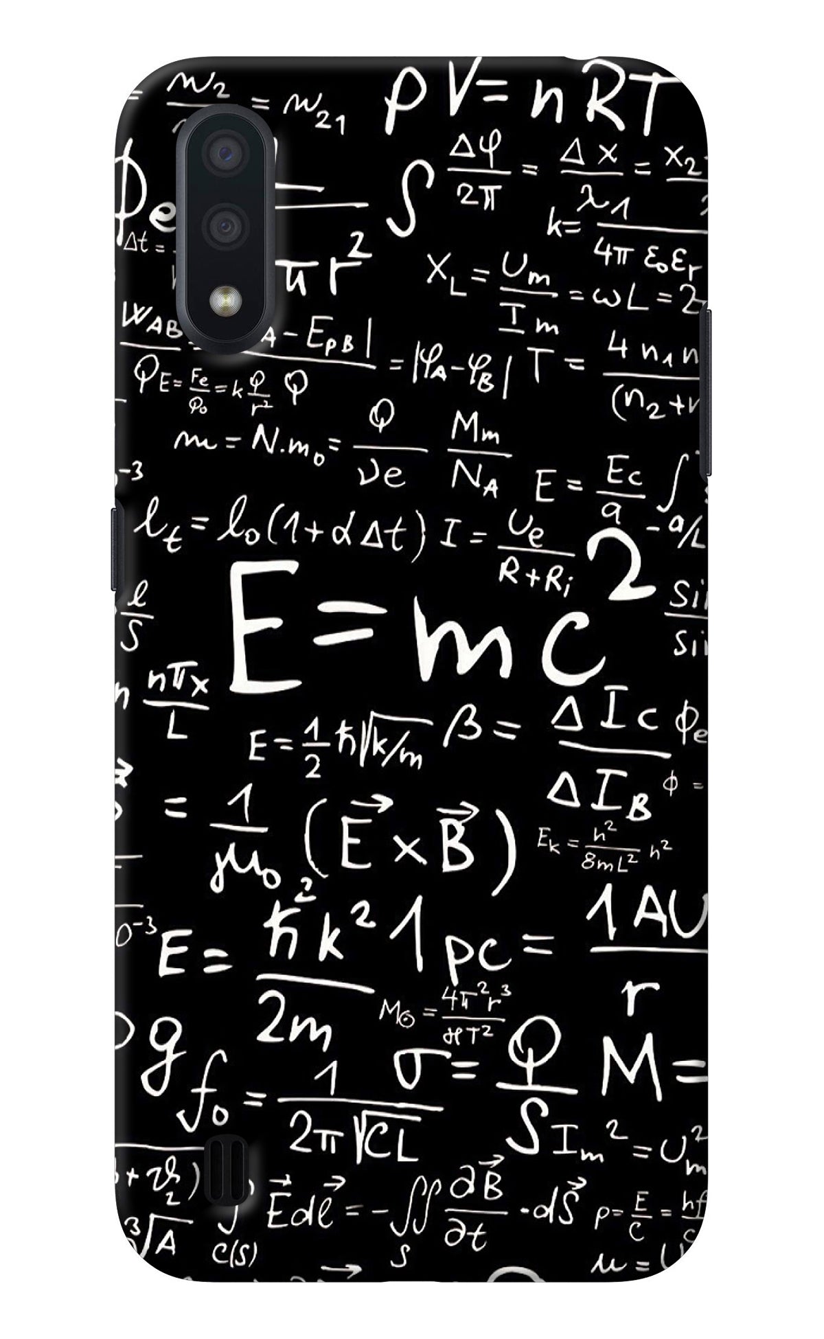 Physics Albert Einstein Formula Samsung M01 Back Cover