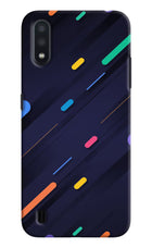 Abstract Design Samsung M01 Hard Case Back Cover by Casekaro
