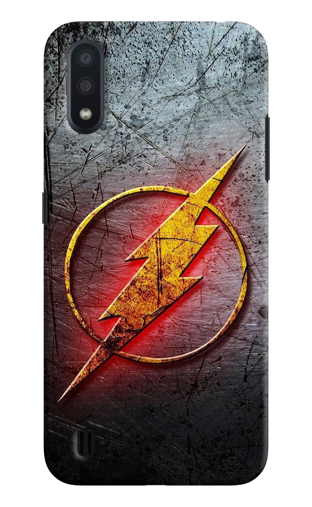 Flash Samsung M01 Hard Case Back Cover by Casekaro