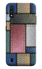 Multicolor Jeans Samsung M01 Hard Case Back Cover by Casekaro