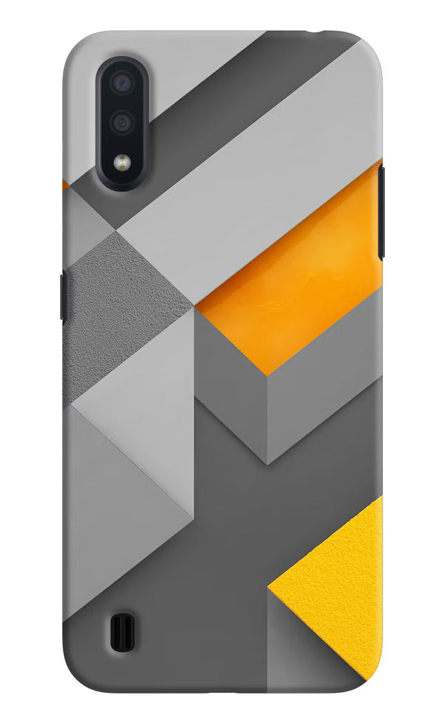 Abstract Samsung M01 Hard Case Back Cover by Casekaro