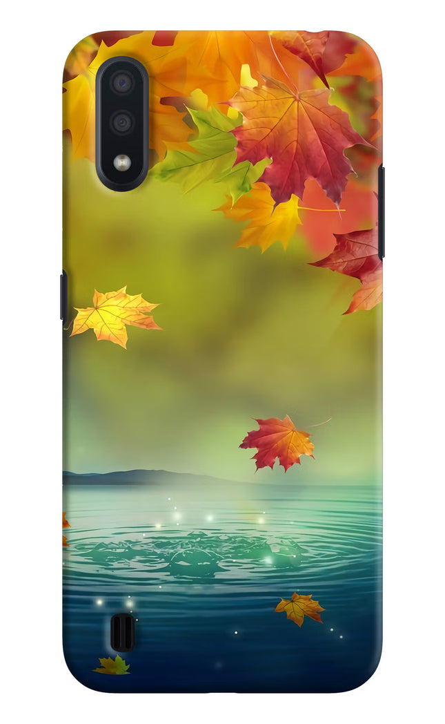 Flowers Samsung M01 Hard Case Back Cover by Casekaro
