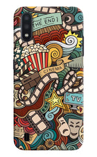 Cinema Abstract Samsung M01 Hard Case Back Cover by Casekaro
