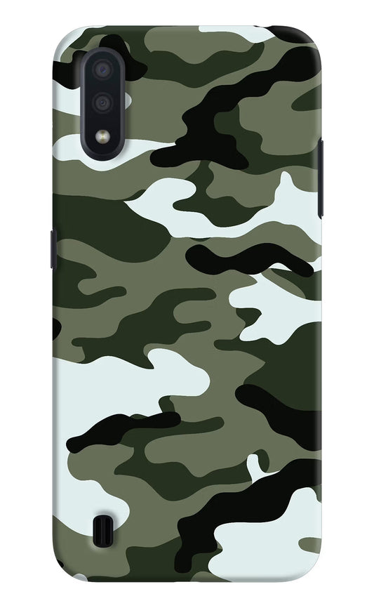 Camouflage Samsung M01 Hard Case Back Cover by Casekaro