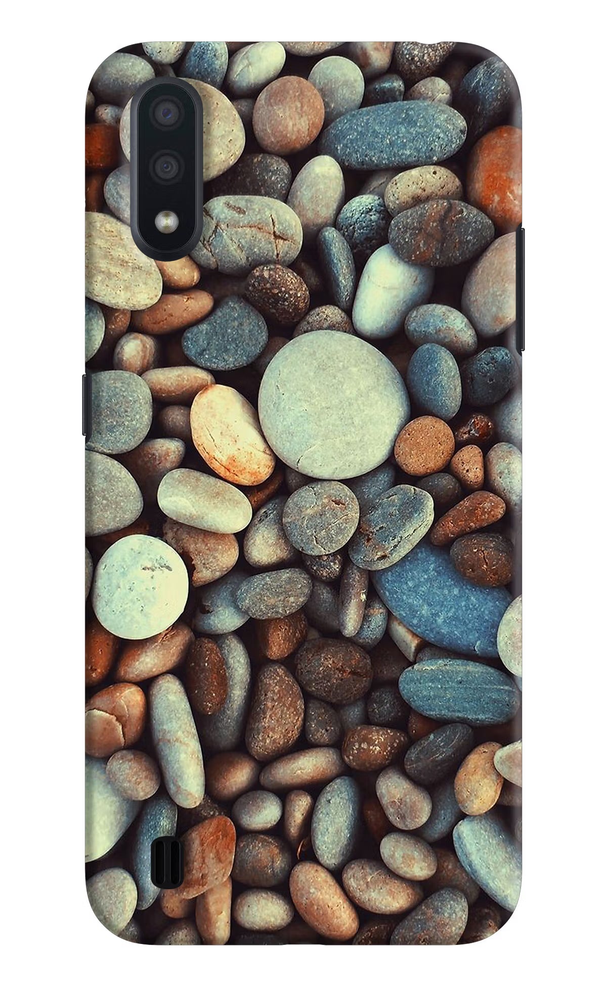 Pebble Samsung M01 Hard Case Back Cover by Casekaro