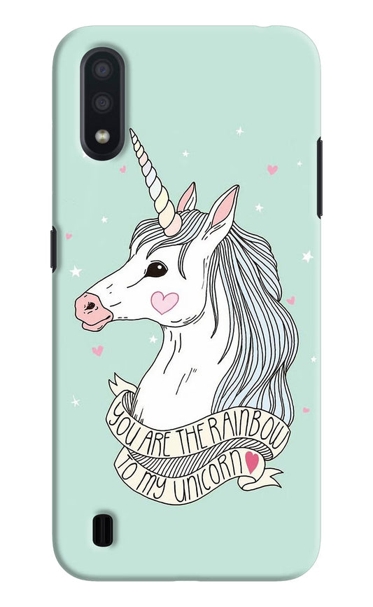 Unicorn Wallpaper Samsung M01 Hard Case Back Cover by Casekaro