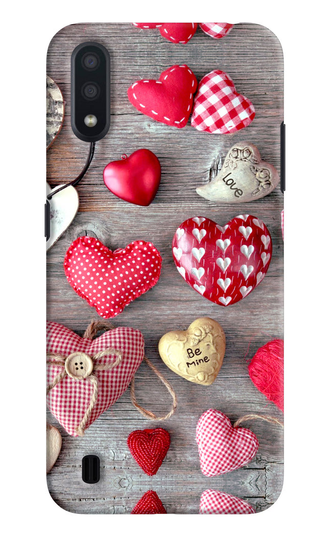 Love Wallpaper Samsung M01 Hard Case Back Cover by Casekaro