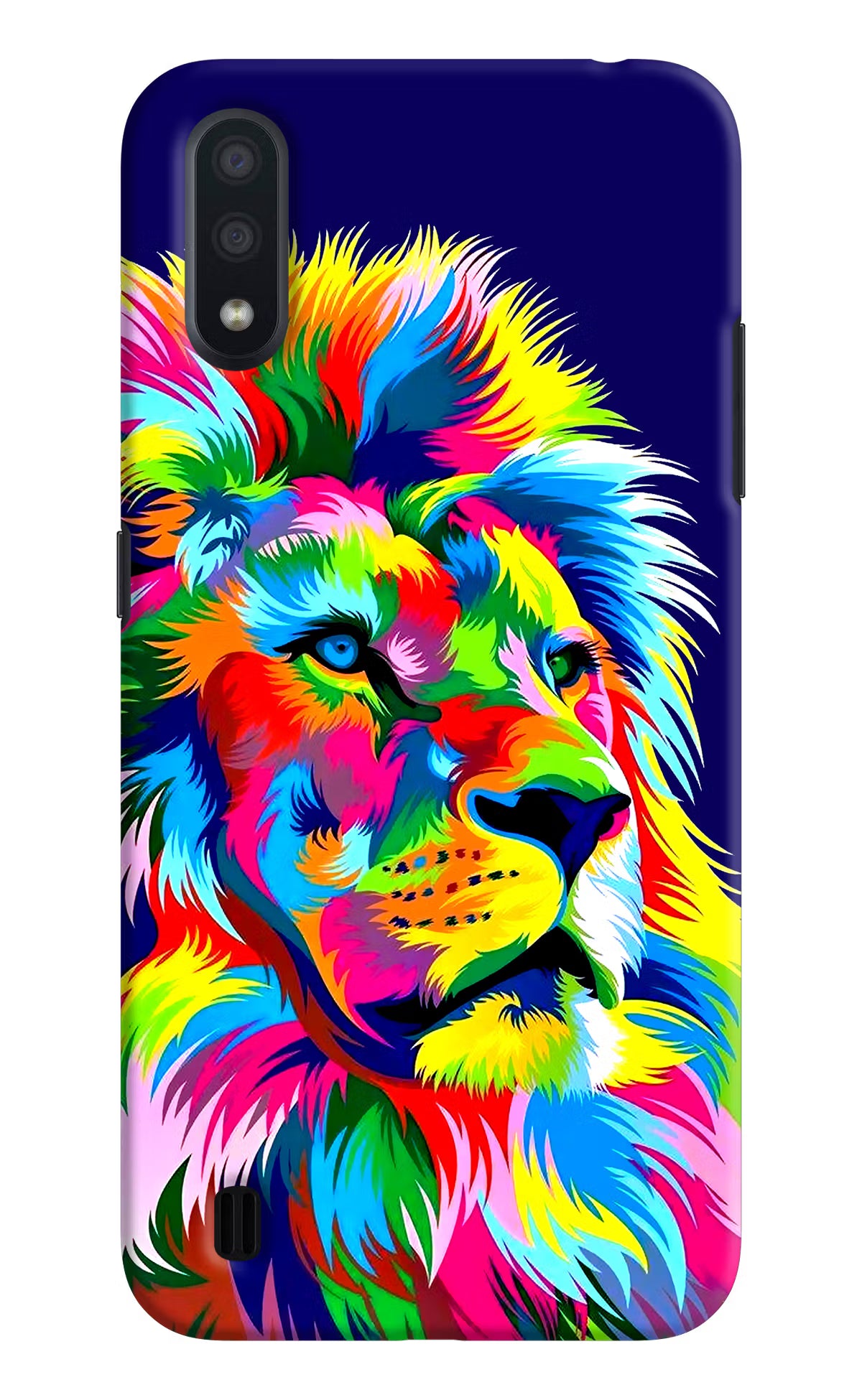 Vector Art Lion Samsung M01 Hard Case Back Cover by Casekaro