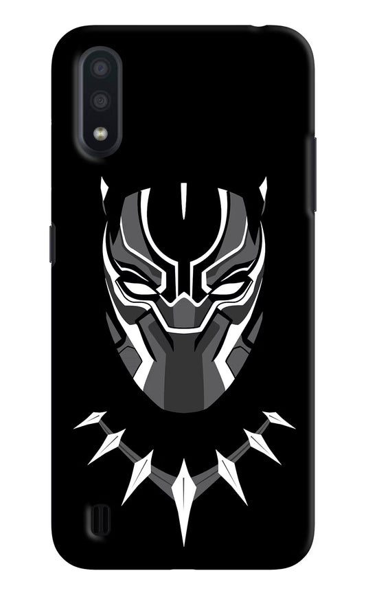Black Panther Samsung M01 Hard Case Back Cover by Casekaro